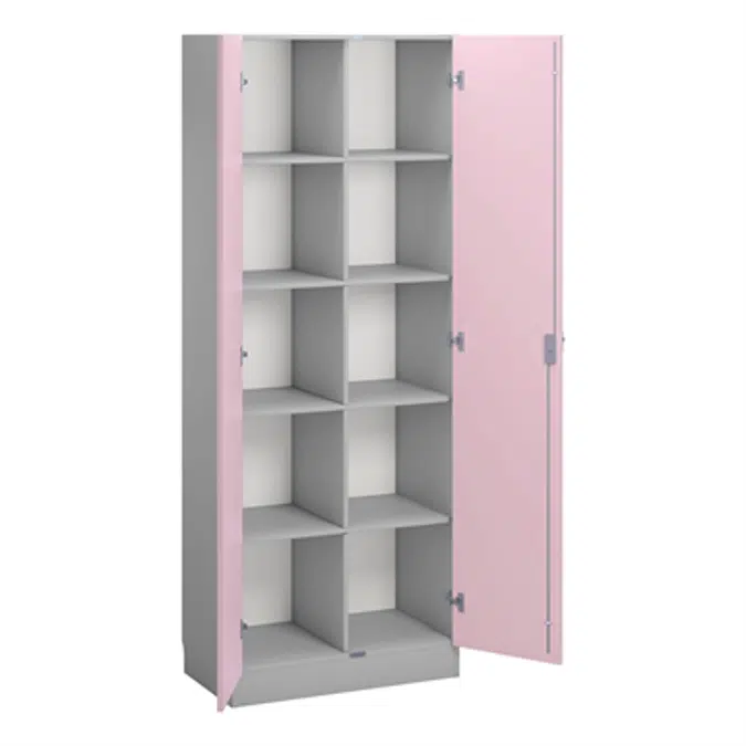 Norden material cabinet 10 tray B80xD47xH210 grey