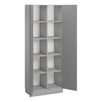 Norden material cabinet 10 tray B80xD47xH210 grey