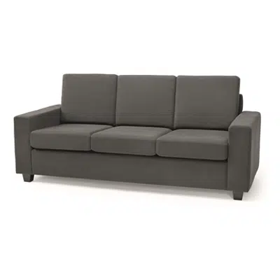 Image for Sofa Tor 3-seat red