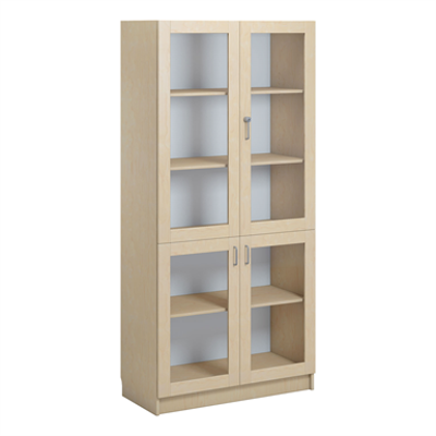 Image for Norden material cabinet 4 glas B100xD47xH210 birch