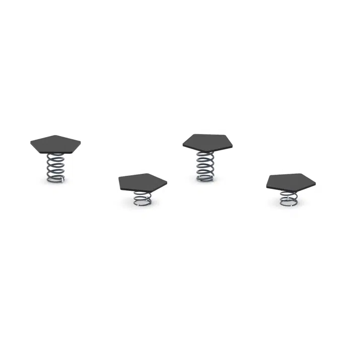 BIM objects - Free download! SPRING Balance board Hexagon | BIMobject