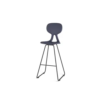 Imagem para Barstol Poly medium sh 68 cm svart stativ}
