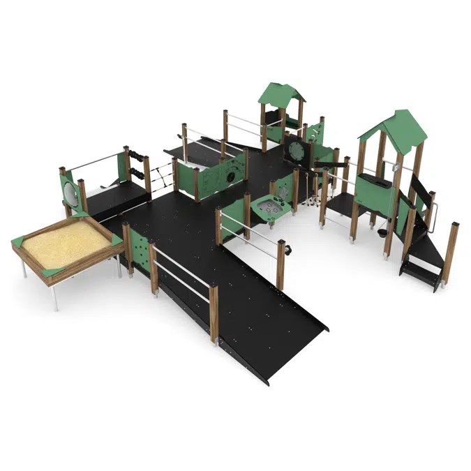 WOODEN Kombinationslek M tillgänglighetsanpassad