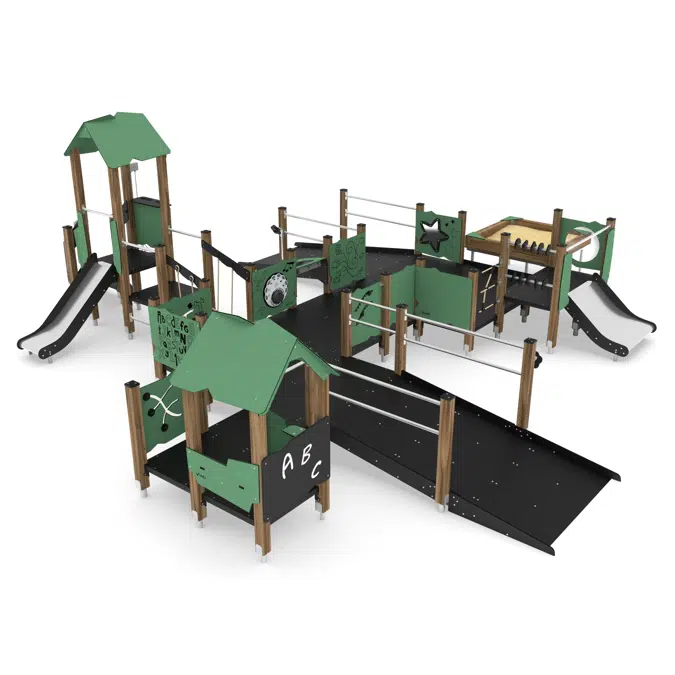 WOODEN Kombinationslek M tillgänglighetsanpassad
