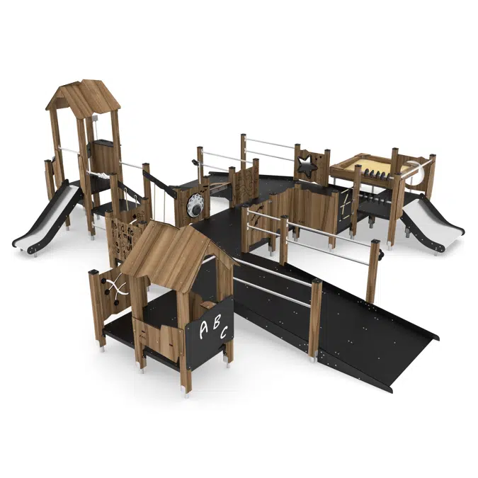 WOODEN Kombinationslek M tillgänglighetsanpassad