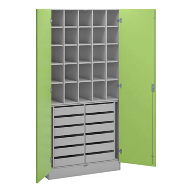 Norden haberdashery cabinet B100xD47xH210 grey