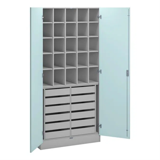 Norden haberdashery cabinet B100xD47xH210 grey