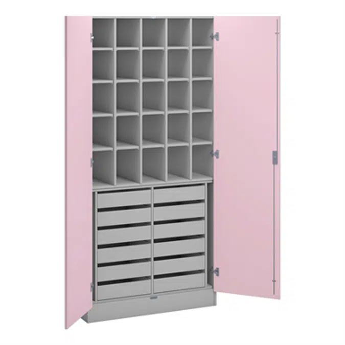 Norden haberdashery cabinet B100xD47xH210 grey