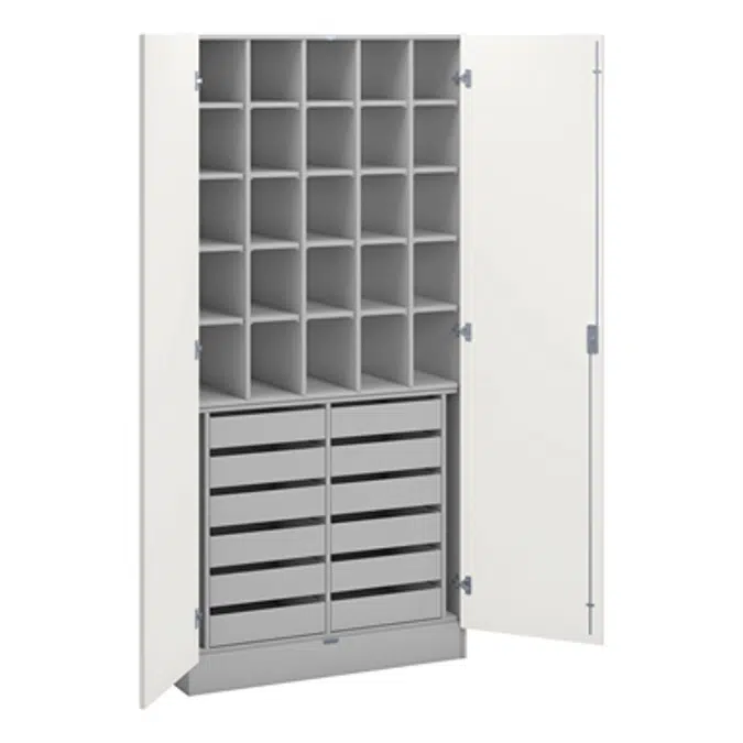 Norden haberdashery cabinet B100xD47xH210 grey