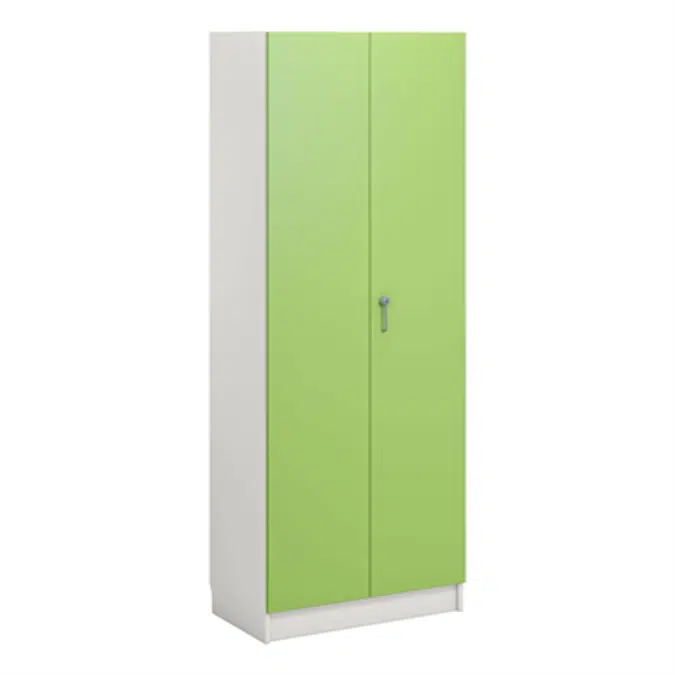 Norden material cabinet 5 shelves B80xD47xH210 white