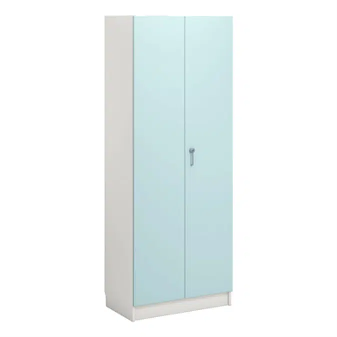 Norden material cabinet 5 shelves B80xD47xH210 white