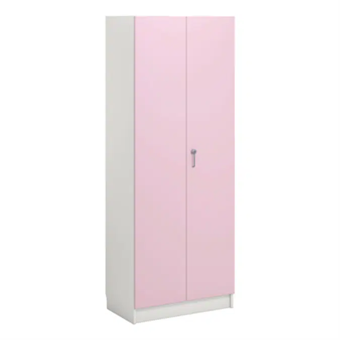 Norden material cabinet 5 shelves B80xD47xH210 white