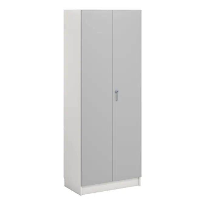Norden material cabinet 5 shelves B80xD47xH210 white
