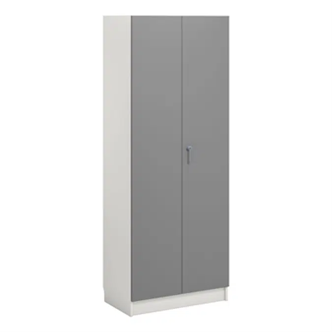 Norden material cabinet 5 shelves B80xD47xH210 white