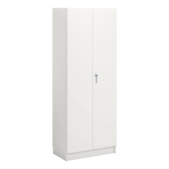 Norden material cabinet 5 shelves B80xD47xH210 white