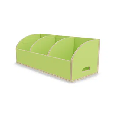 Obrázek pro Fixa Book Case 3 H30 front display 