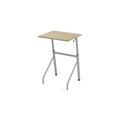 afbeelding voor Table Altudo HPL 70x60 cm silver frame