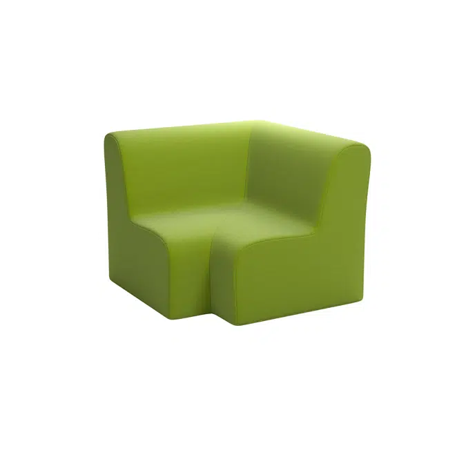Cilla barnsoffa hörna Grön