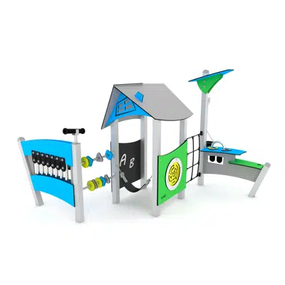 Image for STEEL+ Playhouse with interactive play panels