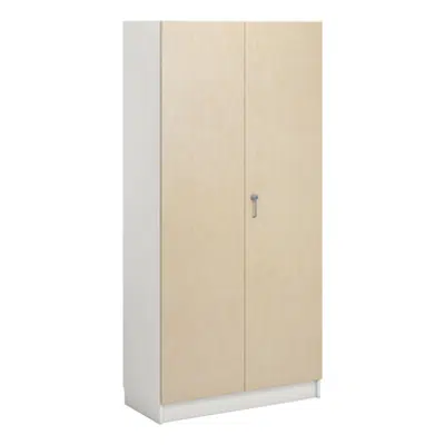 Norden material cabinet 2 solid door B100xD47xH210 white