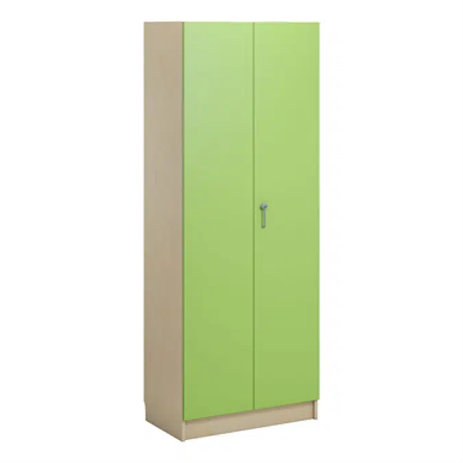 Norden material cabinet 5 shelves B80xD47xH210 birch