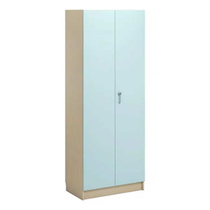 Norden material cabinet 5 shelves B80xD47xH210 birch