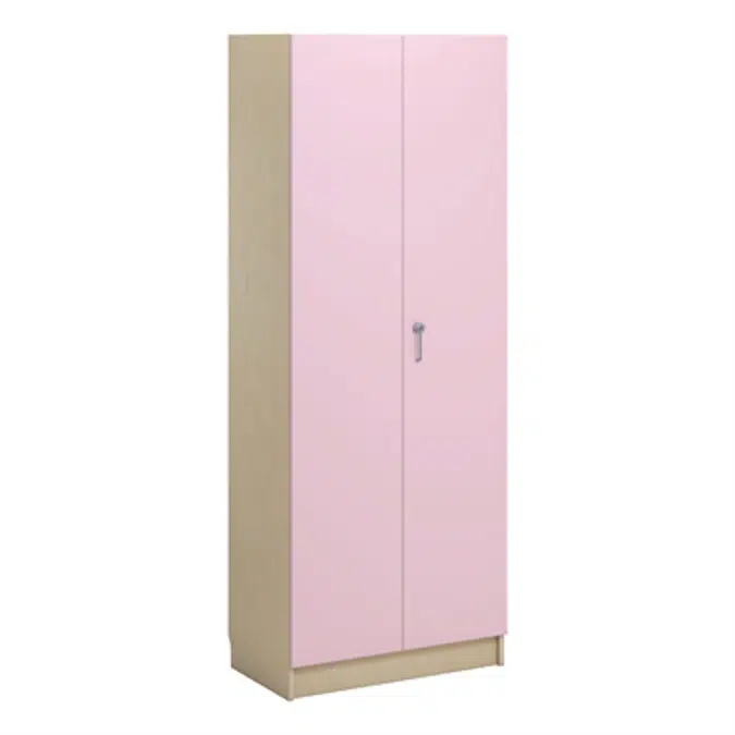 Norden material cabinet 5 shelves B80xD47xH210 birch