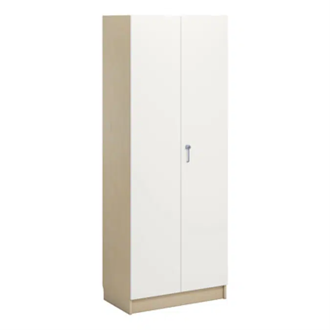 Norden material cabinet 5 shelves B80xD47xH210 birch