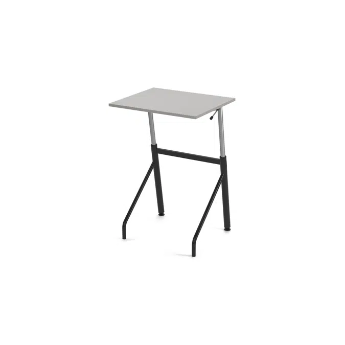 Table Altudo DL 70x60 cm black frame