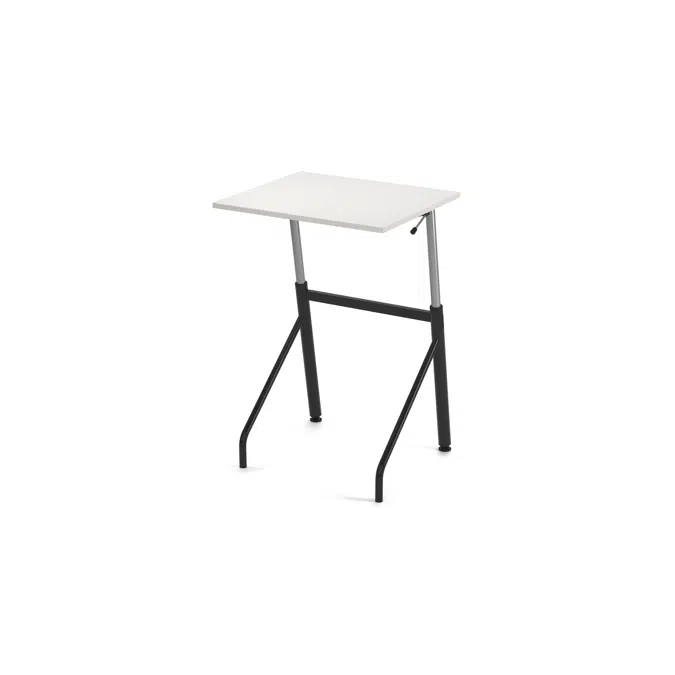 Table Altudo DL 70x60 cm black frame