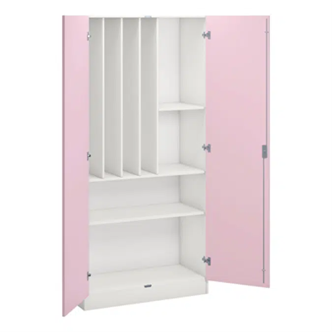 Norden music cabinet B100xD47xH210 white