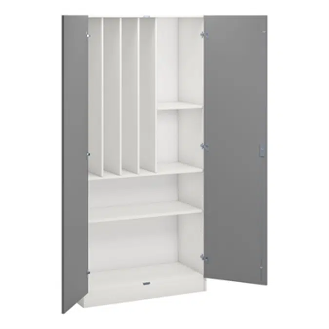 Norden music cabinet B100xD47xH210 white