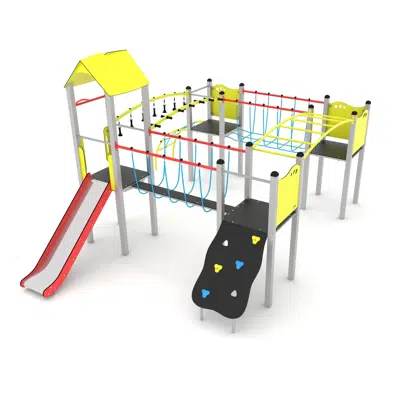 imagen para STEEL multiplay unit M, slide, hot-dip galvanized