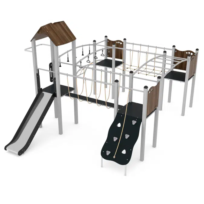 STEEL multiplay unit M, slide, hot-dip galvanized
