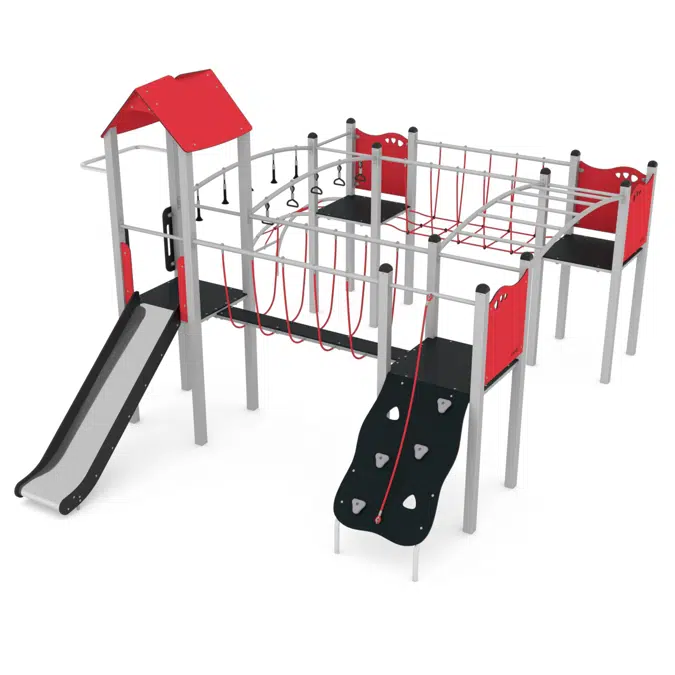 STEEL multiplay unit M, slide, hot-dip galvanized