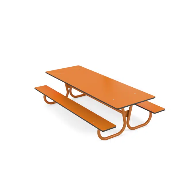 Rörvik picknickbord kompaktlaminat 200x70 H53 cm