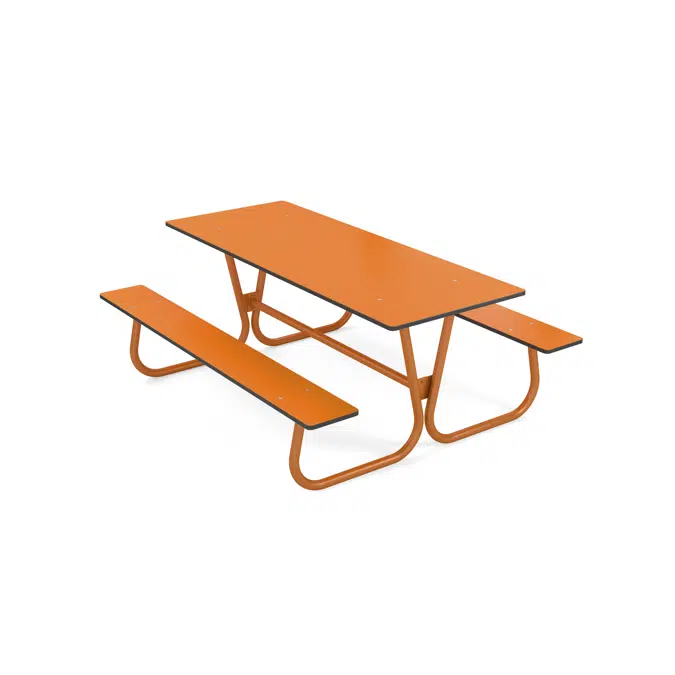 Rörvik picknickbord kompaktlaminat 180x70 H70 cm
