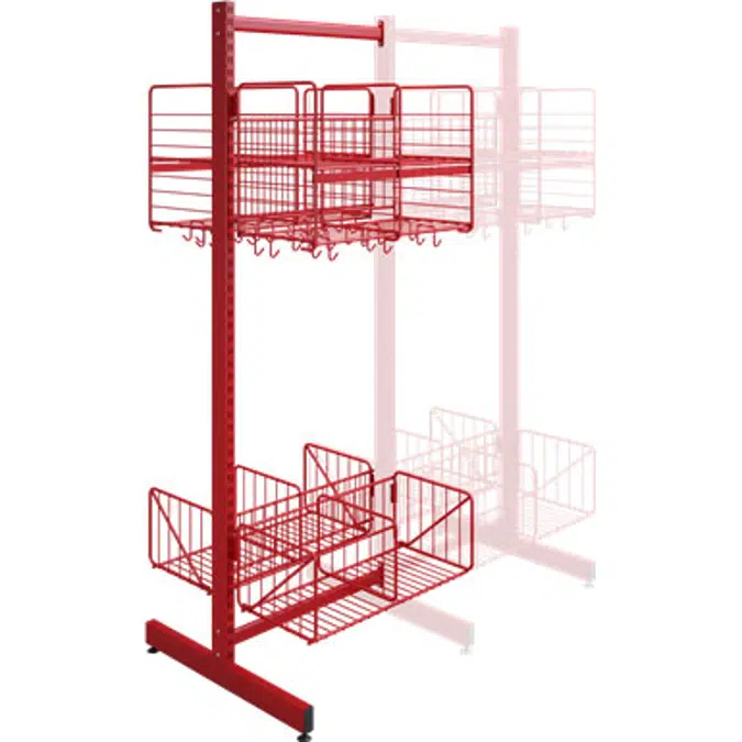 Wille 2-tray freestanding Add-on section