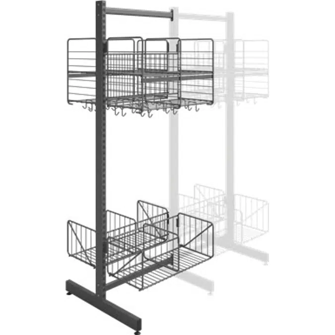Wille 2-tray freestanding Add-on section