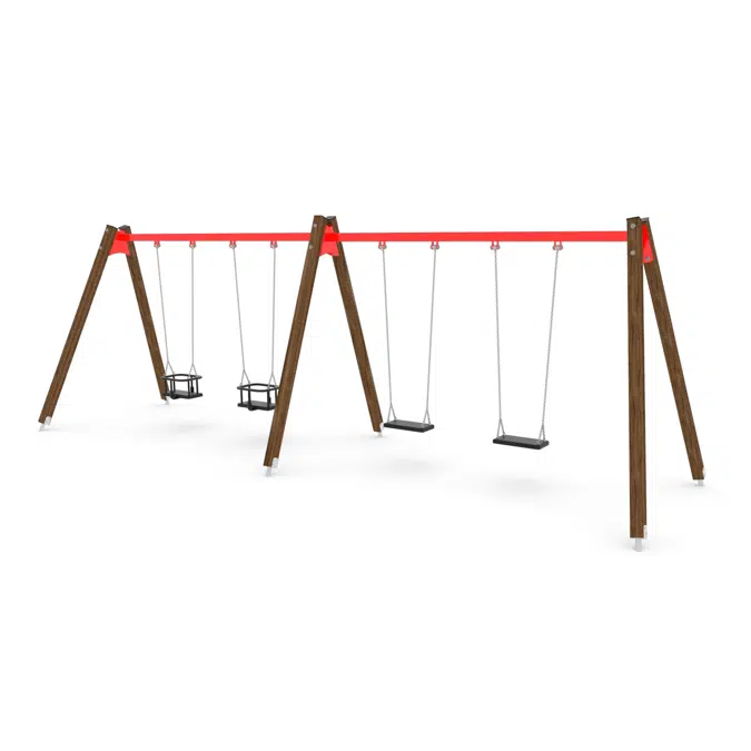 Swing WD Swing set (Including 4 swings with flat seat)