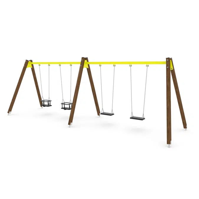 Swing WD Swing set (Including 4 swings with flat seat)