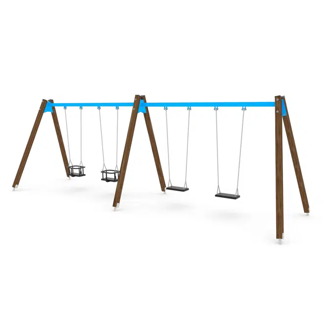 Swing WD Swing set (Including 4 swings with flat seat)