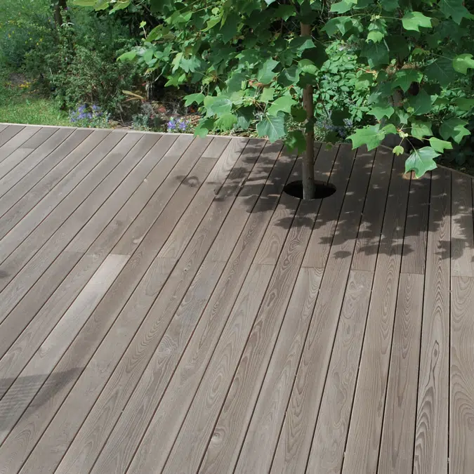 Luna Decking Hidden Fixing 5/4x4 White Ash