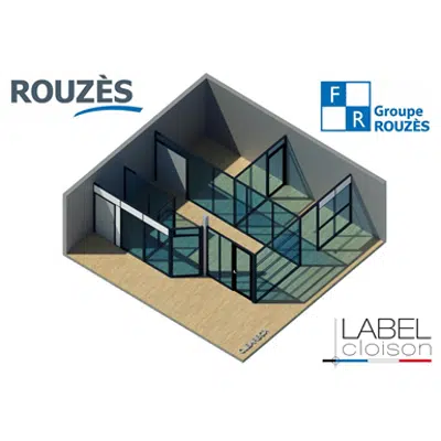 ROUZES Removable Partition Glass CLEARBOX - Range VENTURI için görüntü