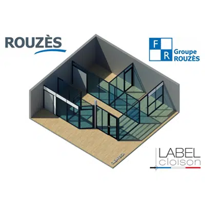 Image for ROUZES Removable Partition Glass CLEARBOX - Range VENTURI