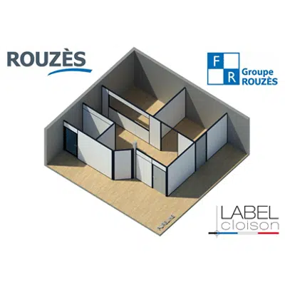 ROUZES Removable Partition PURELINE - Range VENTURI için görüntü