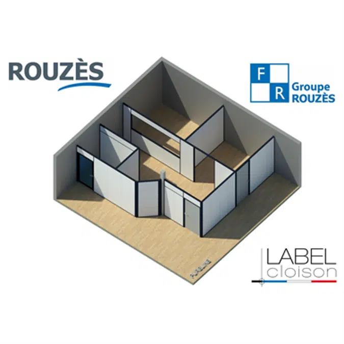 ROUZES Removable Partition PURELINE - Range VENTURI