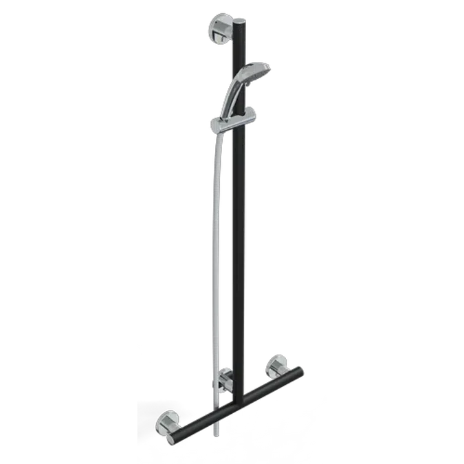 T HANDLE WITH SLIDING SHOWER RAIL  LEX-X12050/94