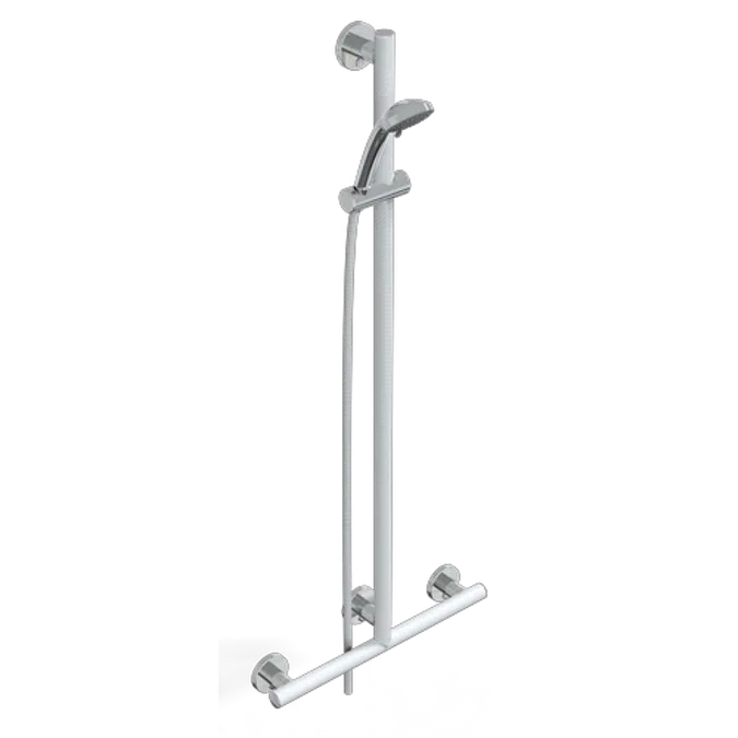 T HANDLE WITH SLIDING SHOWER RAIL  LEX-X12050/94