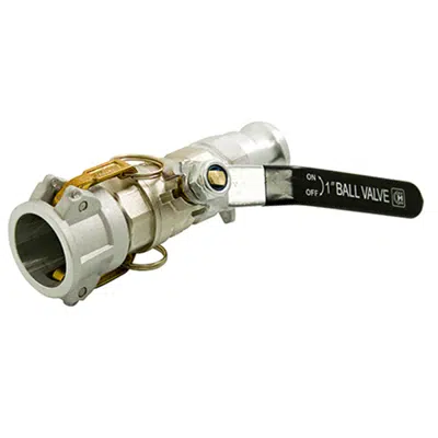 Immagine per Heaters support equipment  - CAMLOCK ENDING WITH BALL VALVE 63MM